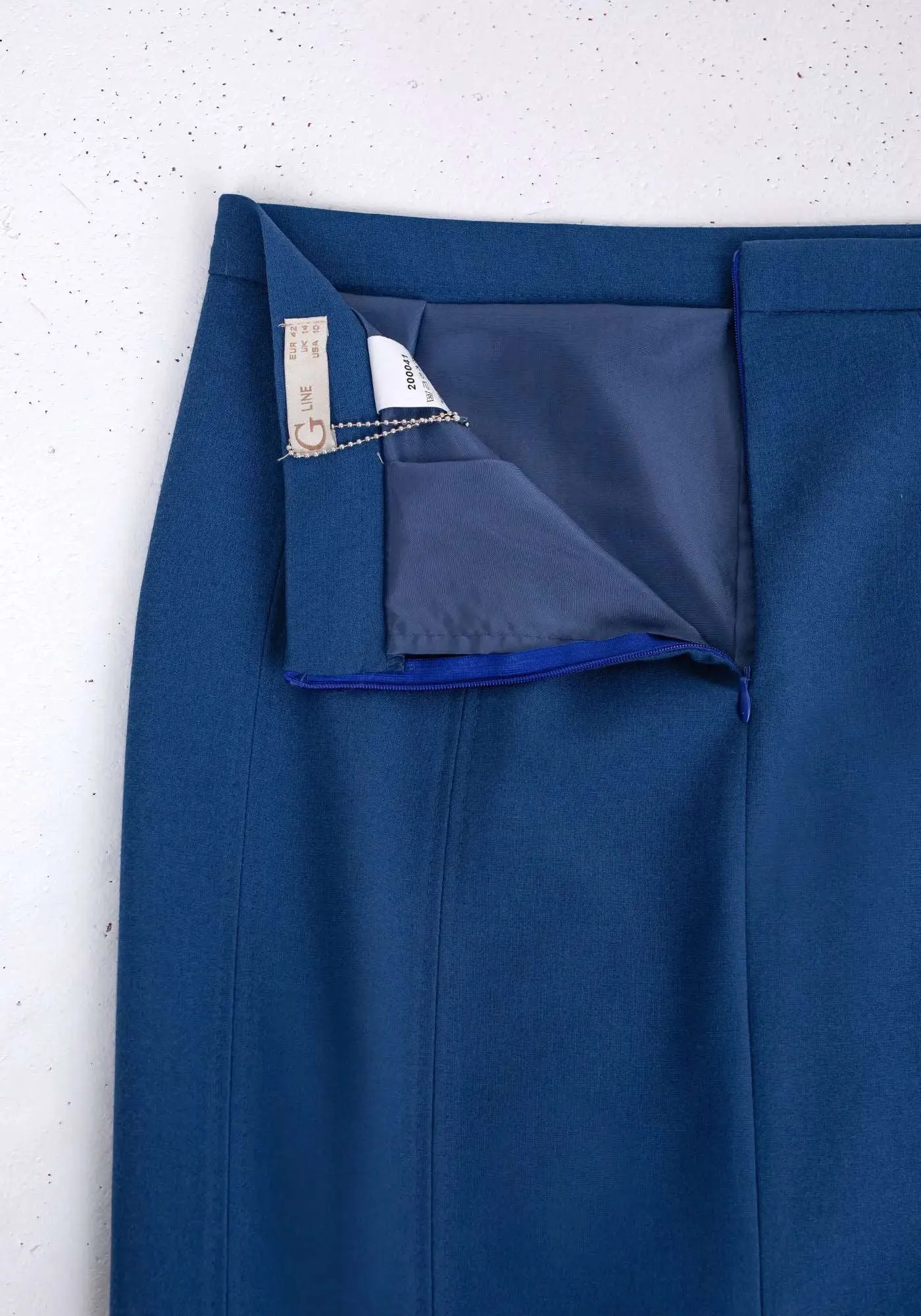 Ankle Length Plus Size Back Split Maxi Skirt - G-Line