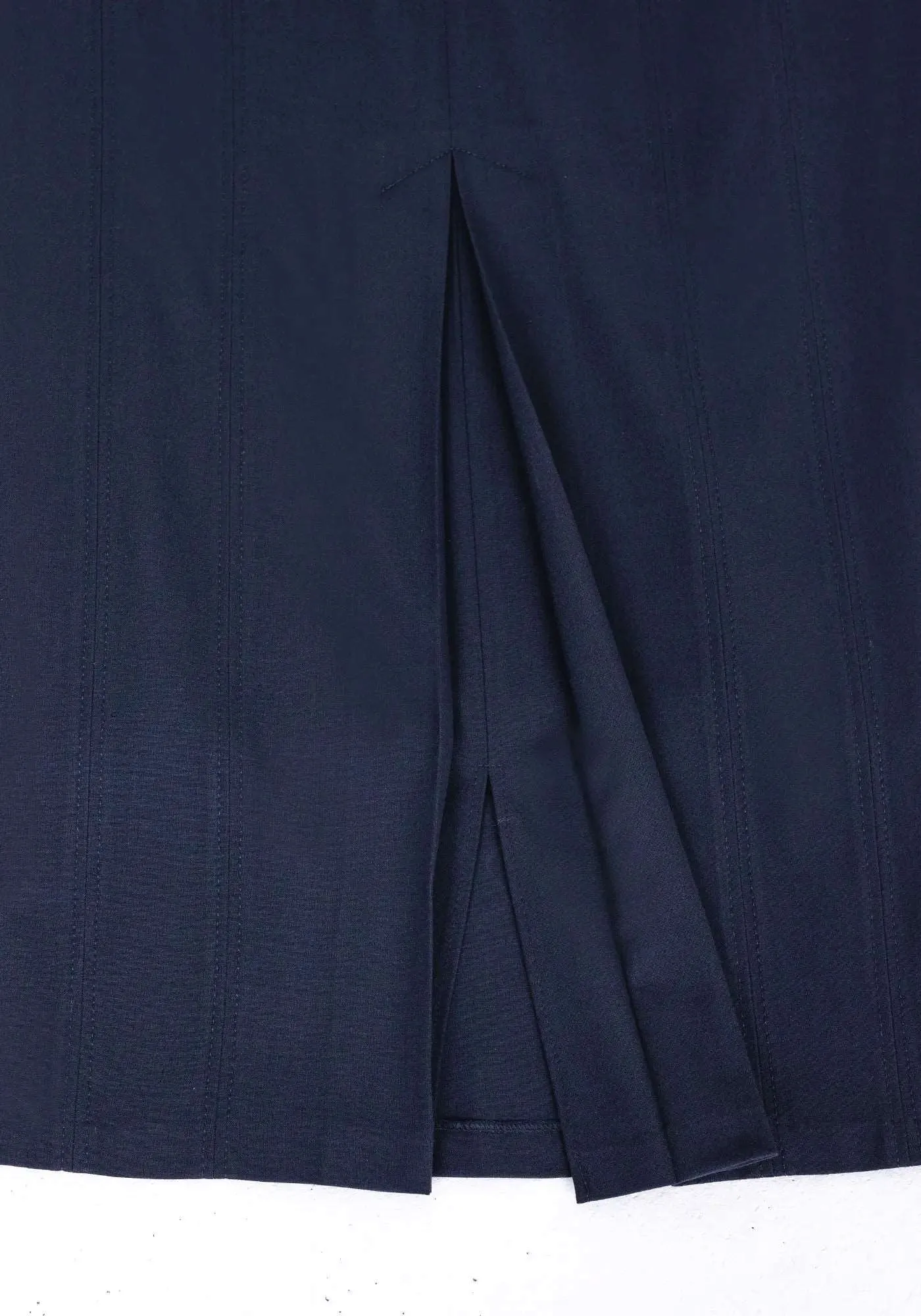 Ankle Length Plus Size Back Split Maxi Skirt - G-Line
